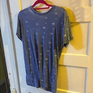 Blue Star Pattern Men's Shirt